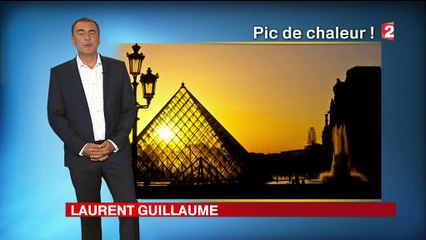 Prévision météo  présentée par Laurent Guillaume  du  10 juillet 2016