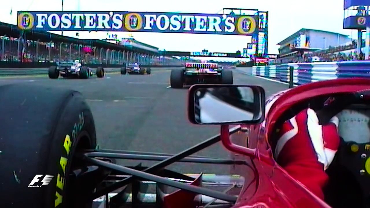 F1 Classic Onboard - Jean Alesi's first lap at the 1995 British Grand Prix