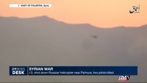 Syrian war: I.S. shot down Russian helicopter near Palmyra, 2 pilots killed
