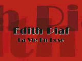 Edith Piaf -La vie en rose with lyrics