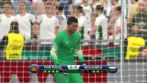 Cristiano Ronaldo as Goalkeeper, saving penalties on PES 2016