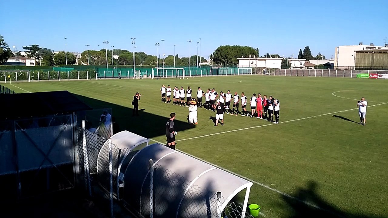 Match de gala du centenaire : entrée des joueurs