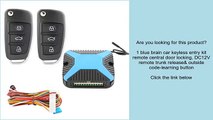 1 blue brain car keyless entry kit remote central door locking, DC12V remote trunk release&