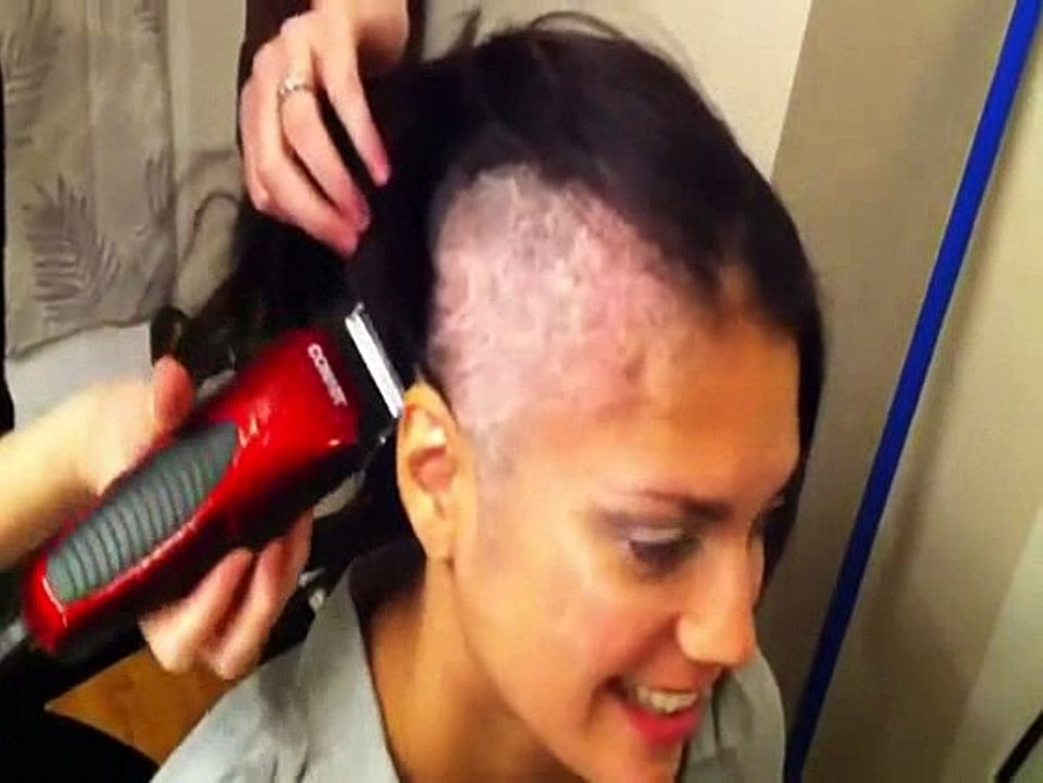 bathroom buzzcut