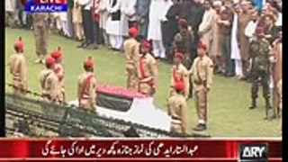 Abdul Sattar Edhi Last Funeral Tribute by Army Cheif