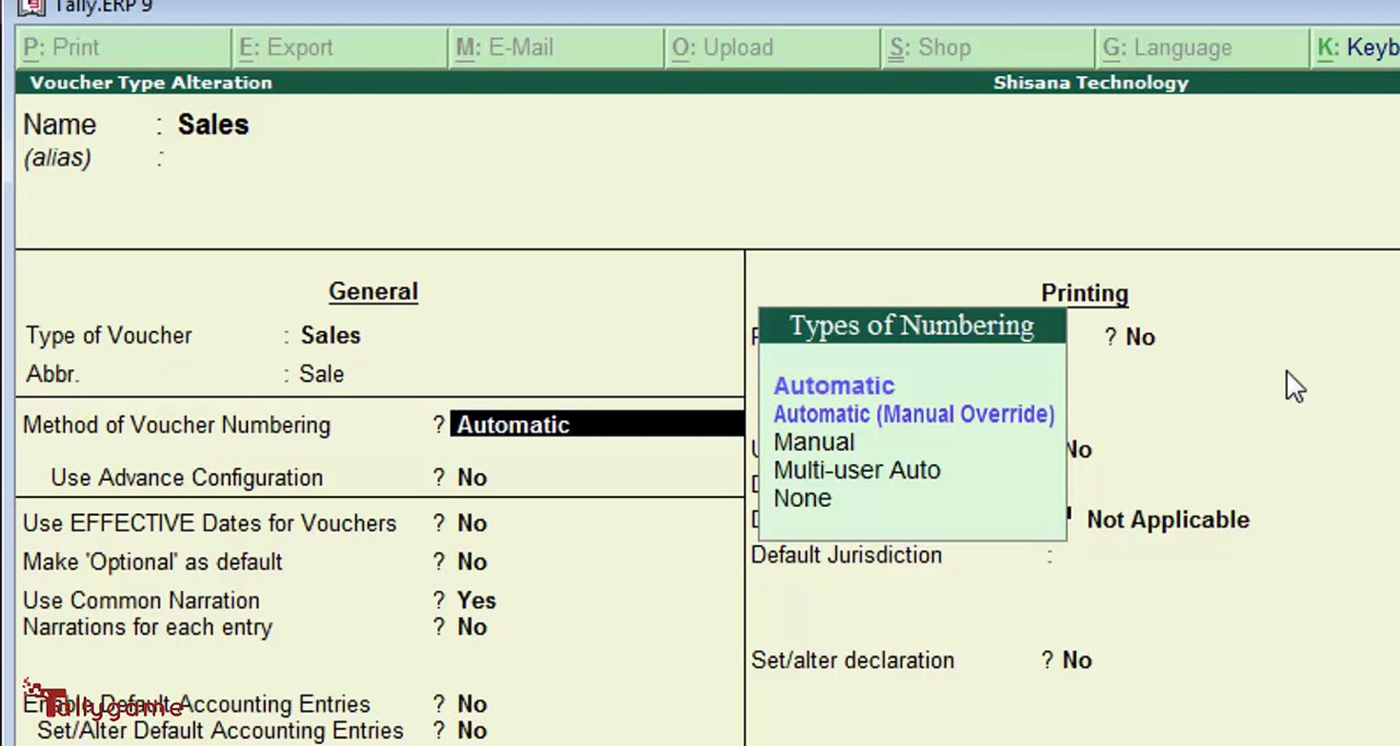 Where to change effective dates for voucher in tally erp 9 - video  Dailymotion
