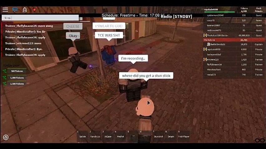 Roblox City 17 Rp The Robine Baileyanddad Abusing Tools Video Dailymotion - robine roblox