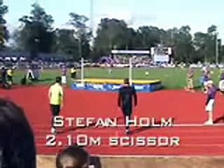 Stefan Holm scissor jump 2,10