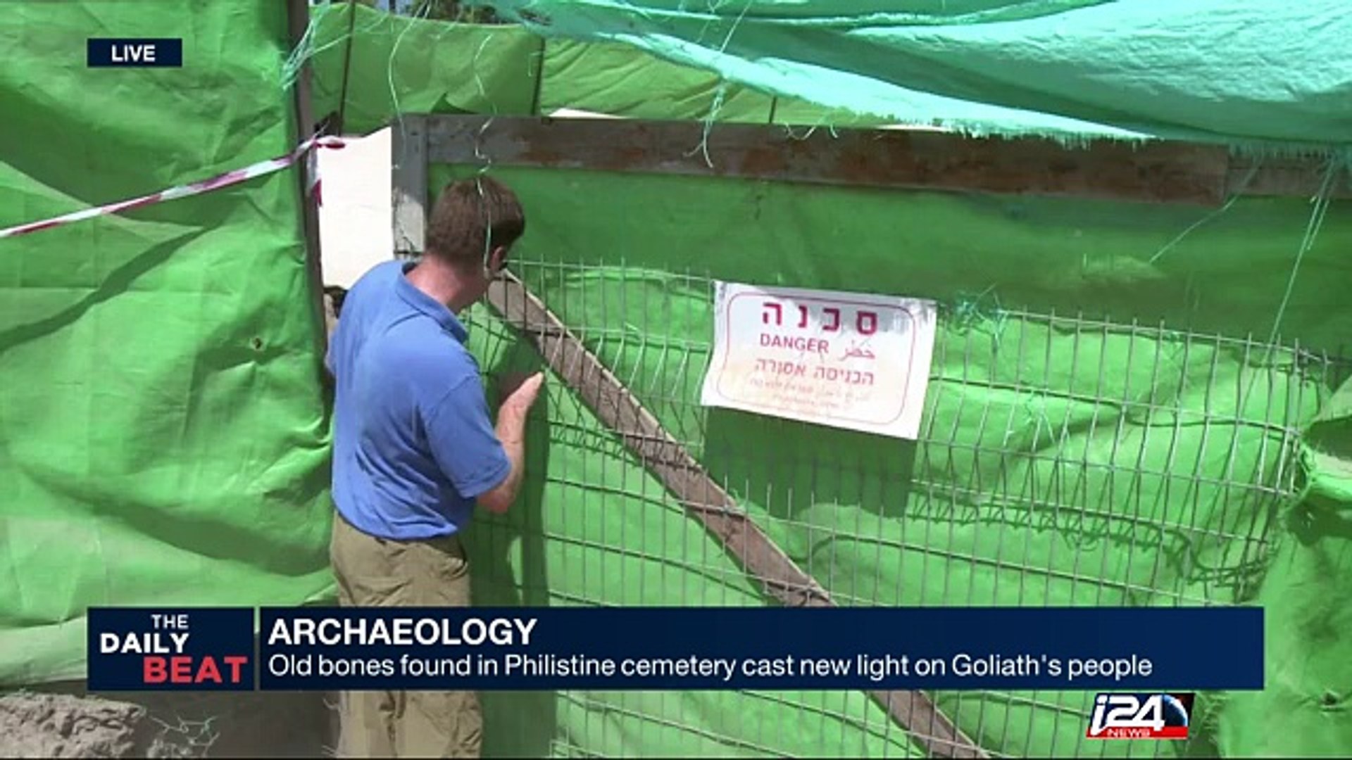 ⁣Archaeology: old bones found in Philistine cemetery cast new light on Goliath's people