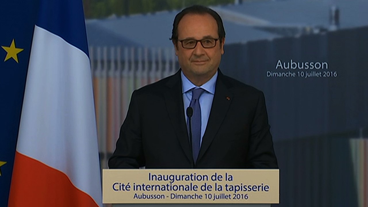 Discours pour l'inauguration de la Cité internationale de la tapisserie