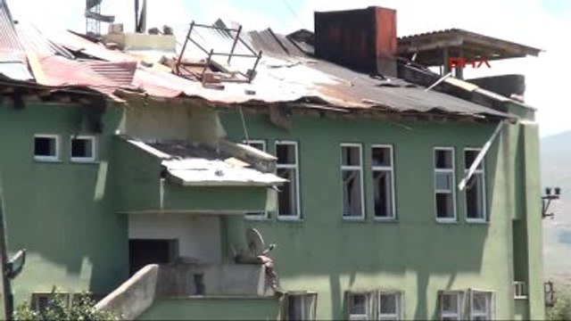 Van Erciş'teki Jandarma Karakoluna Bombalı Saldırı 1 Asker ve 1 Korucu Şehit, 10 Asker ve 5 Korucu...