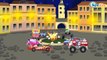 The little Racing Car and Truck. Road Race - Cars & Trucks construction cartoon for children