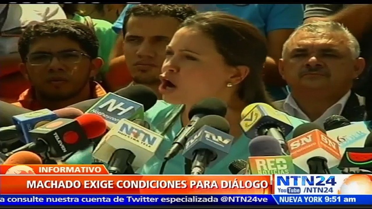 "Se requieren garantías, hechos concretos" antes de iniciar diálogo con oficialismo en Vzla: María Corina Machado