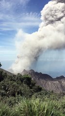 Tourists get front row seats to mother nature's dark side
