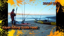 Kayak fishing of Scotts Head NSW 20/10/2013