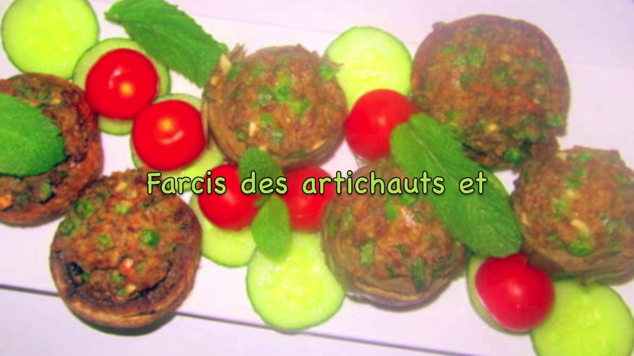 Farcis des artichauts et champignons