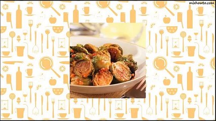 Recipe Roasted Brussels Sprouts with Sun-Dried Tomato Pesto