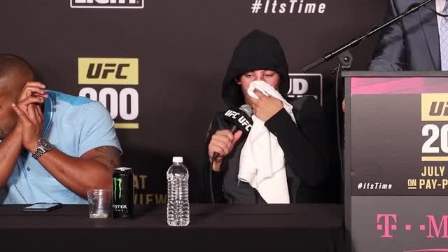 Miesha Tate, nose broken, fields questions post-fight