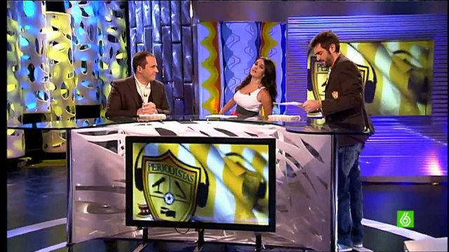 Paula Prendes en periodistas fútbol club 28/01/10