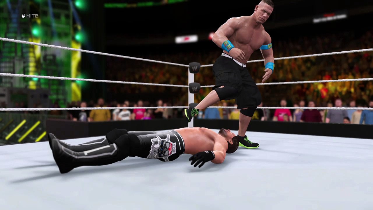 WWE 2K16 John Cena vs Aj Styles Money in the Bank