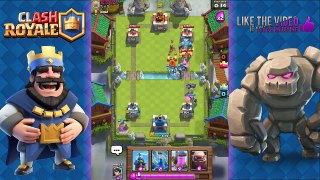 Clash Royale - Amazing Golem   Guards Deck and Strategy for Arena 7 and Arena 8