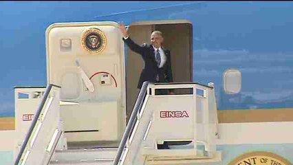 Obama parte de Torrejón a la base de Rota