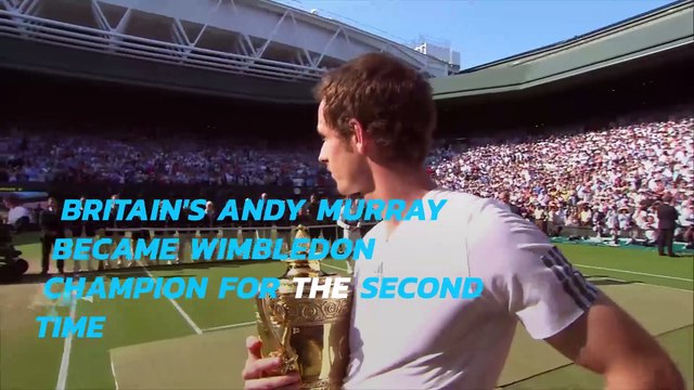 Andy Murray beats Milos Raonic to win second Wimbledon title