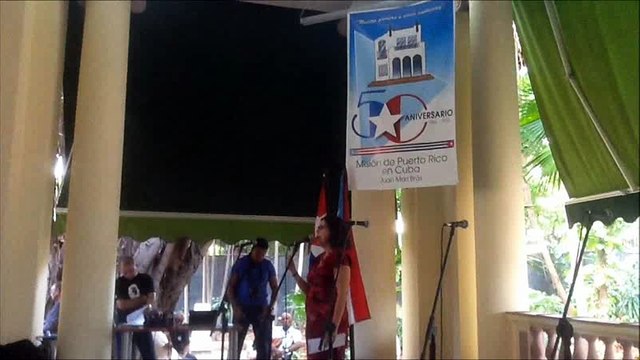 Wilma Reverón: Acto 50 años de Misión de Puerto Rico en Cuba; entrega medallas conmemorativas