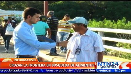 Venezolano a presidentes Maduro y Santos: "Reabran esa frontera que la gente lo que necesita es comida"