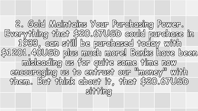 Inflation Hedge - 3 Reasons Banks Don't Want You Owning Gold As An Inflation Hedge