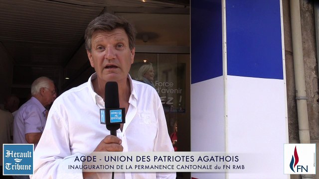 AGDE - 2016 - Jean-Louis COUSIN - Candidat FN aux élections législatives ...et municipales !