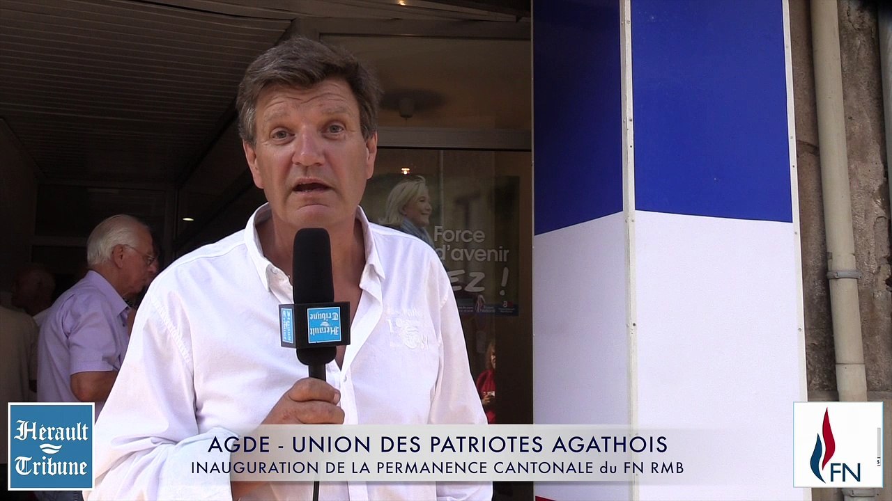 AGDE - 2016 - Jean-Louis COUSIN - Candidat FN  aux élections législatives ...et municipales !