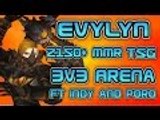 Evylyn - 6.1 level 100 Arms Warrior 3v3 arena TSG ft Indy & poro - weekly giveaway - wow wod pvp