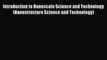 Download Introduction to Nanoscale Science and Technology (Nanostructure Science and Technology)