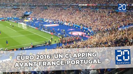 Euro 2016: Un clapping d'échauffement avant France-Portugal