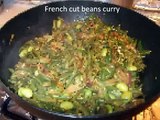 French cut beans curry