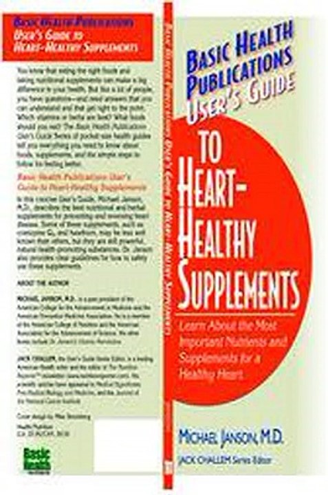 User's Guide to Heart-Healthy Nutrients Michael Janson MD Ebook EPUB PDF