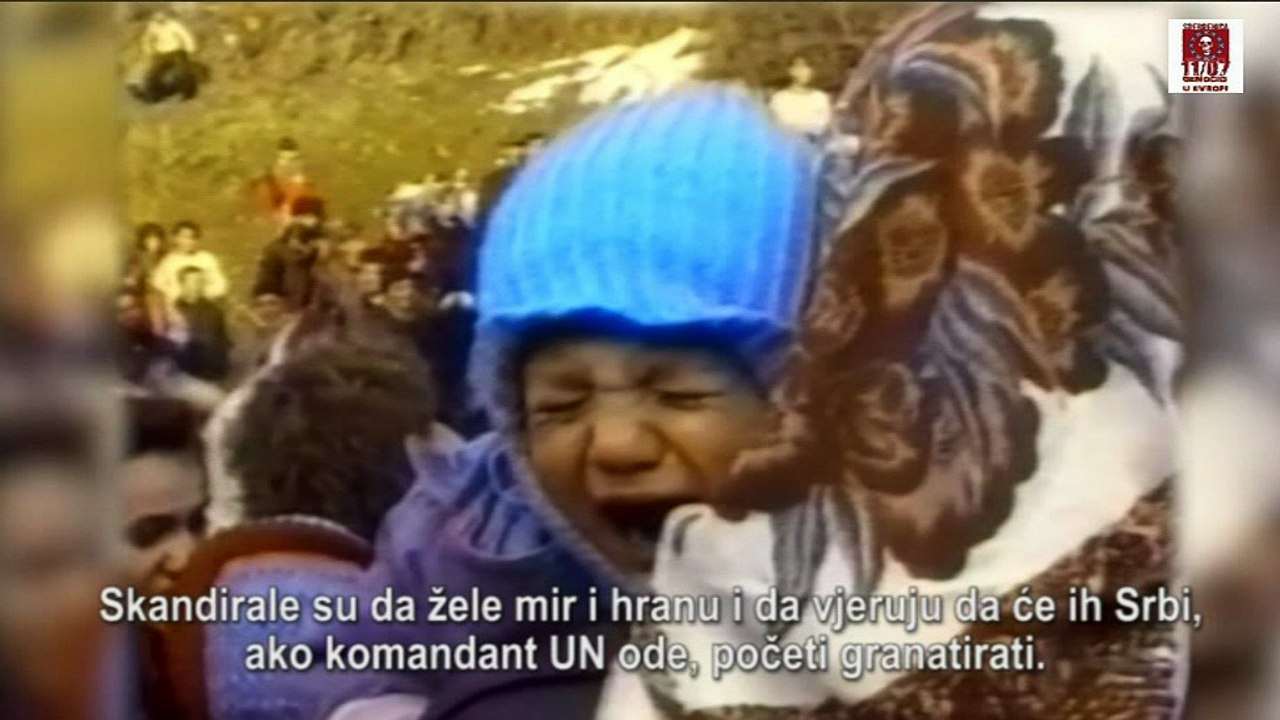 Izvjestaj strane tv o dolazku Morijona u Srebrenicu