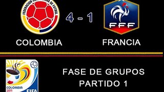 Mundial Sub 20 Colombia 2011 - Colombia - Francia