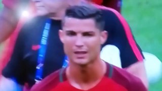 Ronaldo injured on Euro 2016 final