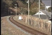 キハ58・28普通列車　DD51貨物列車　紀勢本線大曽根浦駅　（1996年撮影）