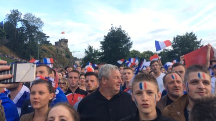 La Marseillaise pour France Portugal à la Plage verte