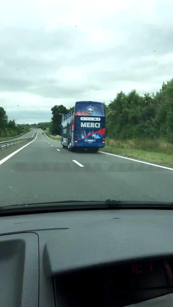 ⁣france celebs bus