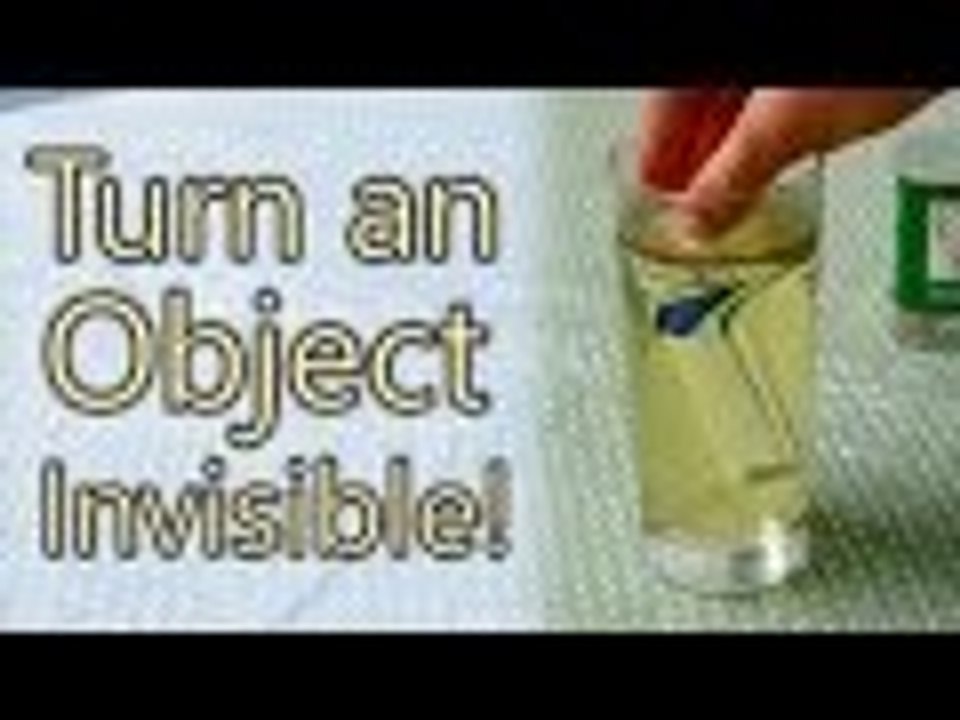 How to Turn Something Invisible!