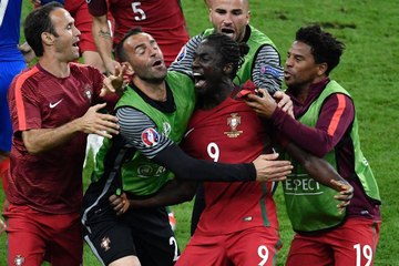 Portugal winning moment against France in Euro Final #Euro2016