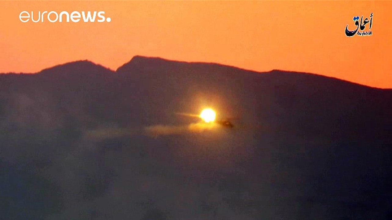 Russischer militärhubschrauber bei palmyra abgeschossen