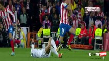 لقطة طرد كريستيانو رونالدو بعد ضرب لاعب أتلتيكو مدريد [17/5/2013] نهائي كأس ملك أسبانيا 2012/2013