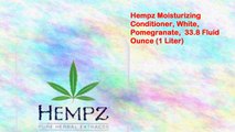 Hempz Moisturizing Conditioner, White, Pomegranate, 33.8 Fluid Ounce