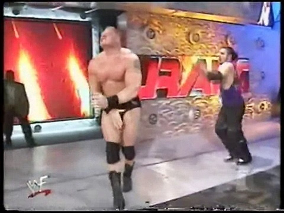 Brock Lesnar Attacks Matt Hardy WWF Raw April 15 2002
