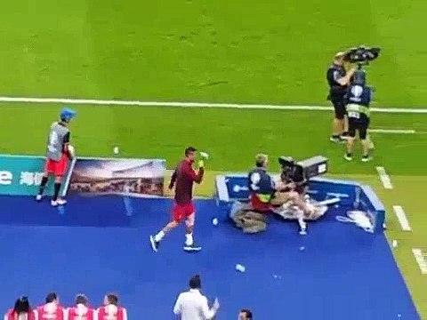 Ederin Golü Sonrası Ronaldonun Sevinci (Taraftar Kamerası)